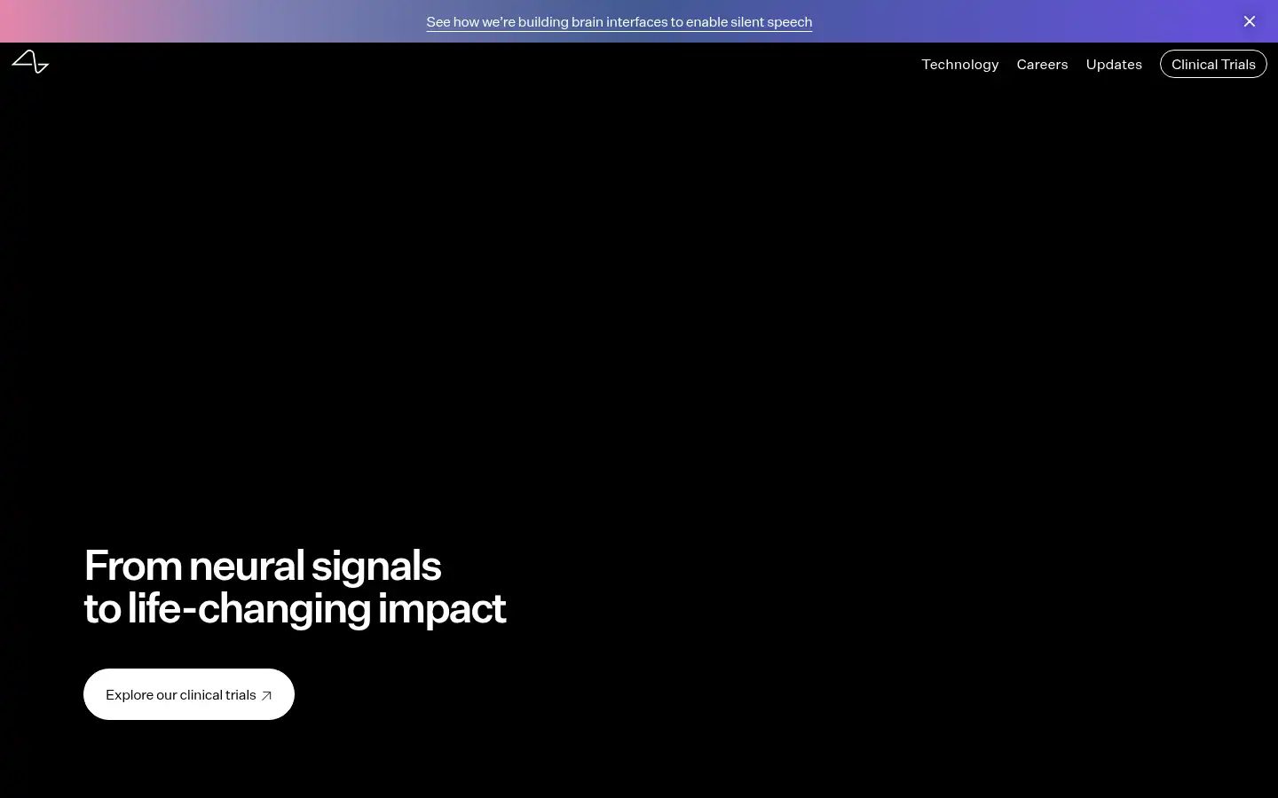 Screenshot of neuralink.com