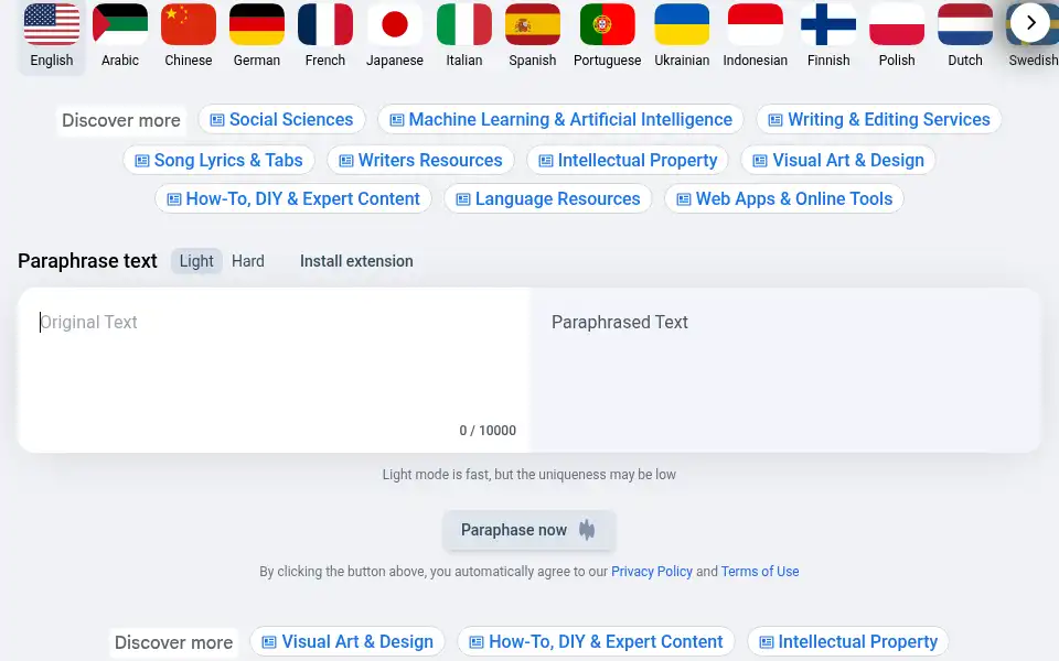 Screenshot of neuralwriter.com