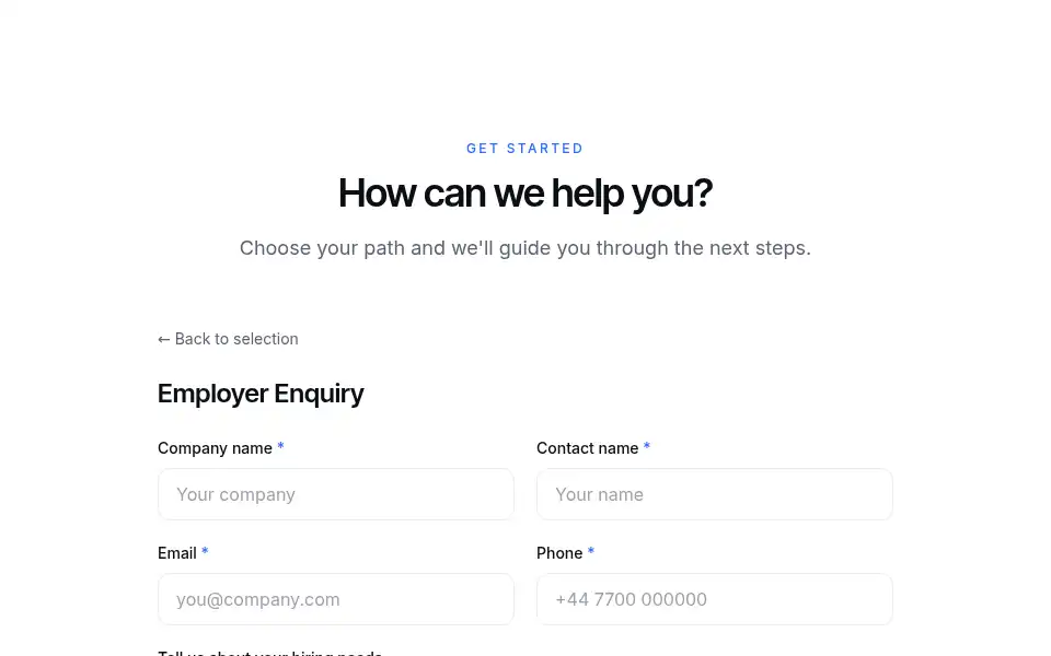 Screenshot of neurarecruitment.com