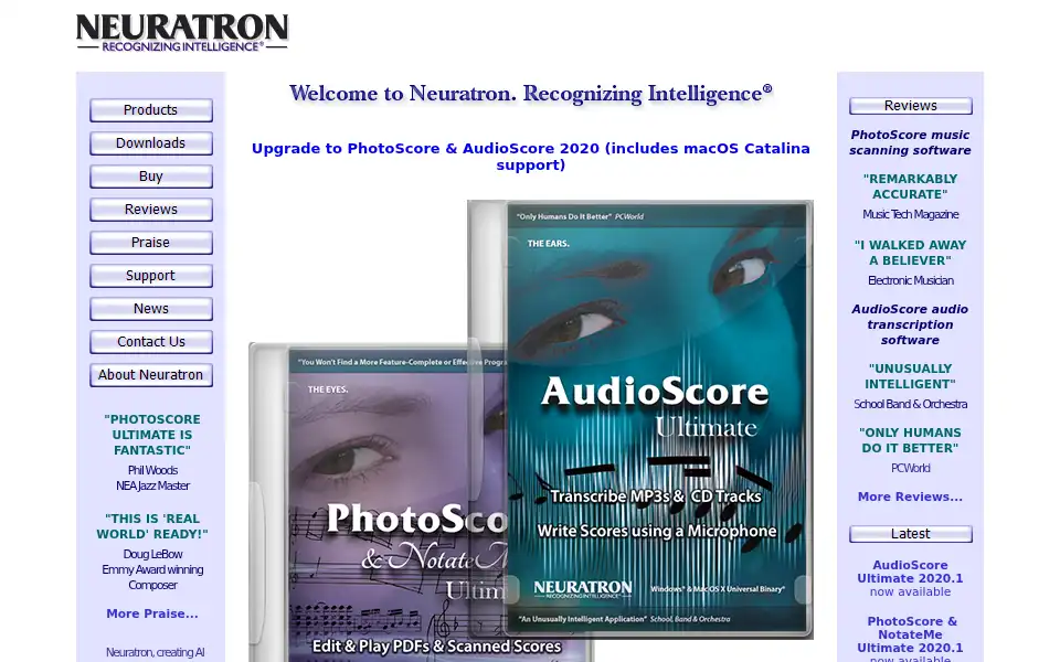 Screenshot of neuratron.com