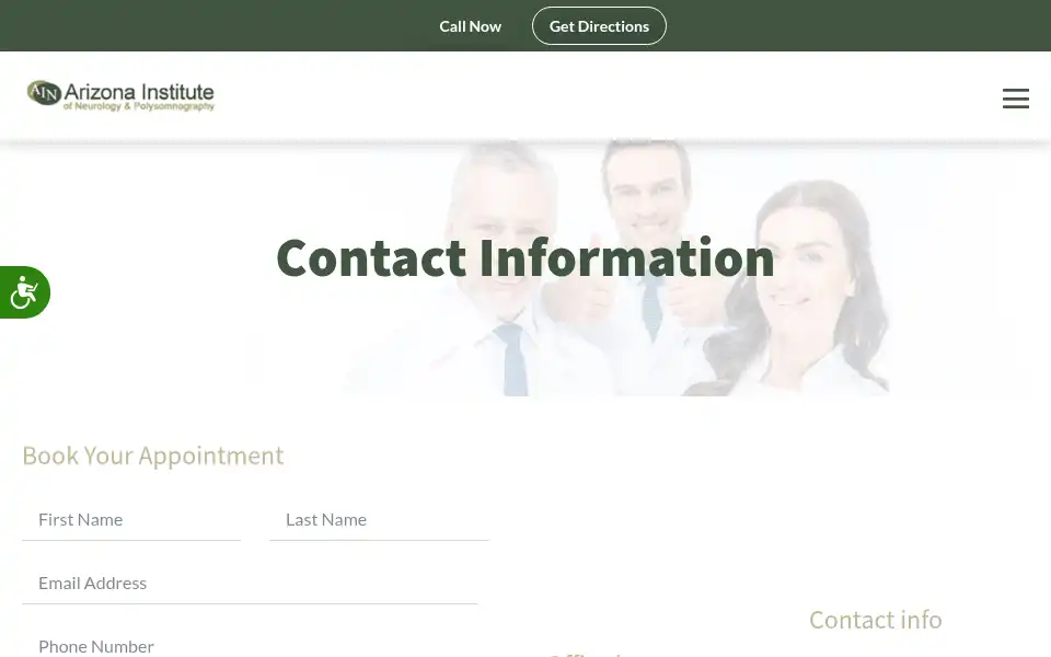 Screenshot of neurologycasagrande.com