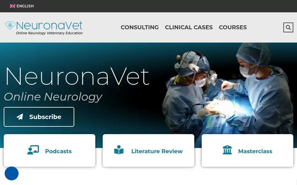 Screenshot of neuronavet.com
