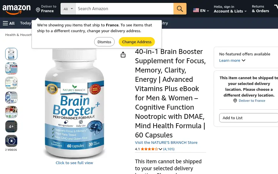 Screenshot of neurozoom.nutrihealthsource.com