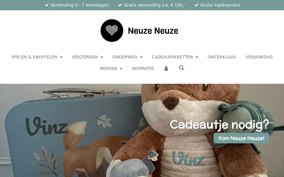 Screenshot of neuzeneuze.nl