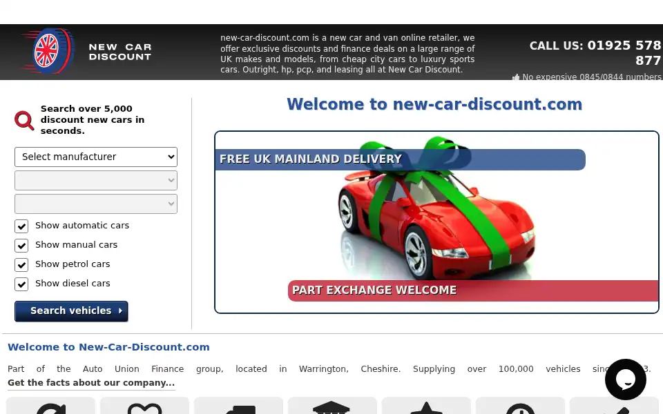 Screenshot of new-car-discount.com