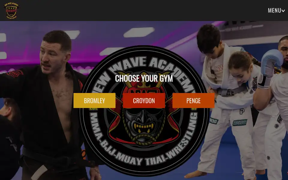Screenshot of new-wave-academy.com