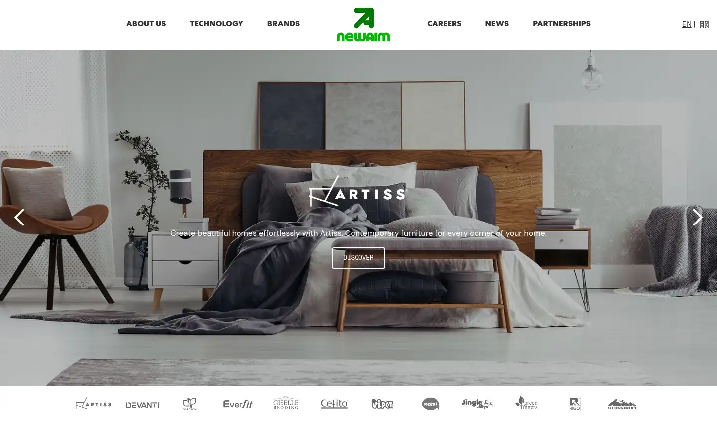 Screenshot of newaim.com.au
