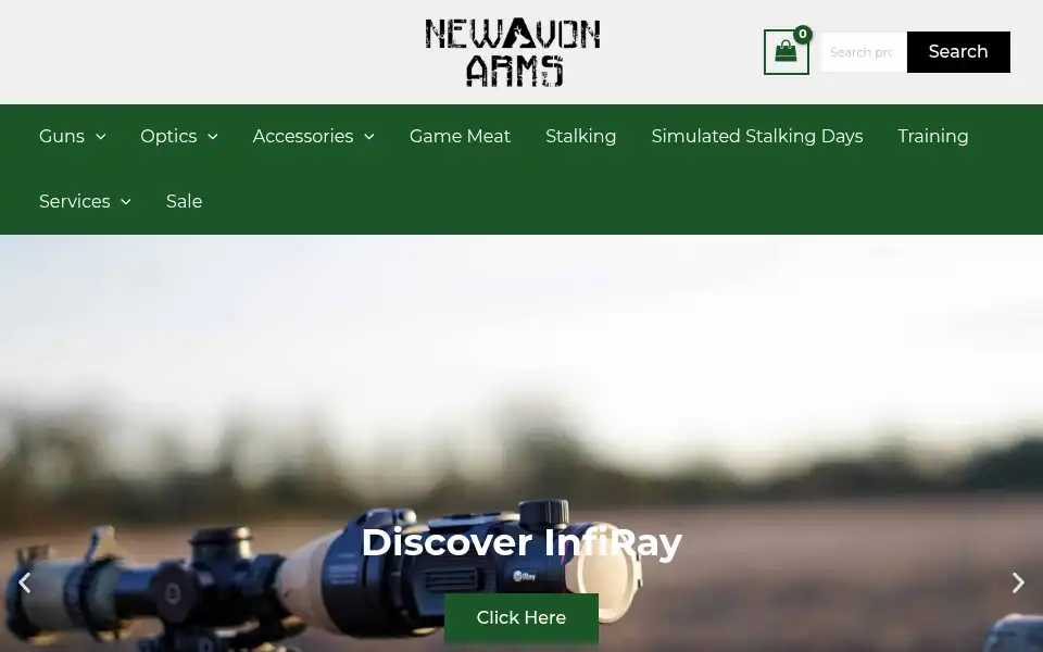 Screenshot of newavon-arms.co.uk
