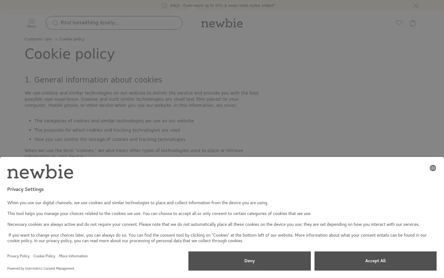 Screenshot of newbie.com
