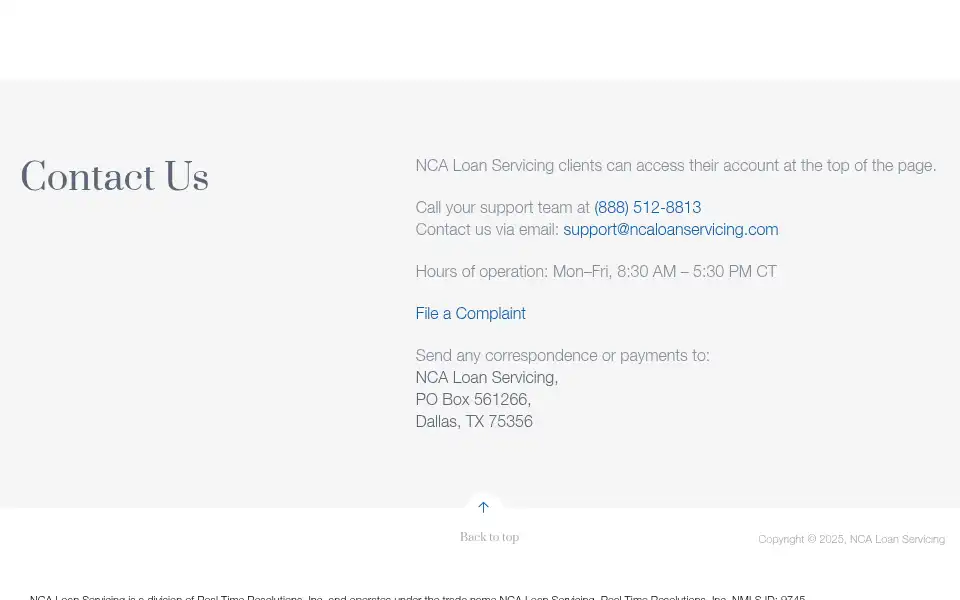 Screenshot of newcreditamerica.com