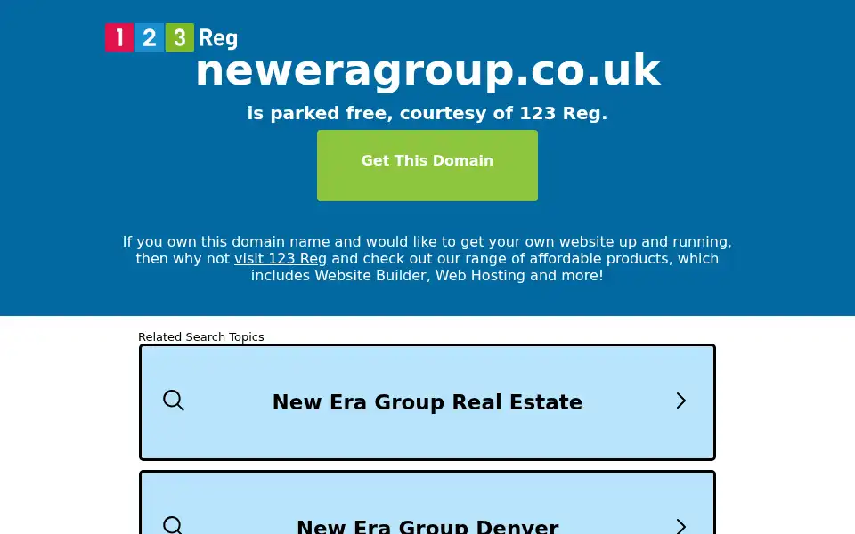 Screenshot of neweragroup.co.uk