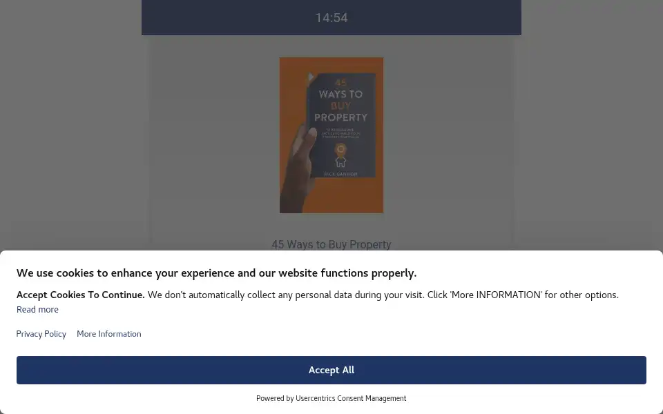 Screenshot of newerapropertytraining.co.uk