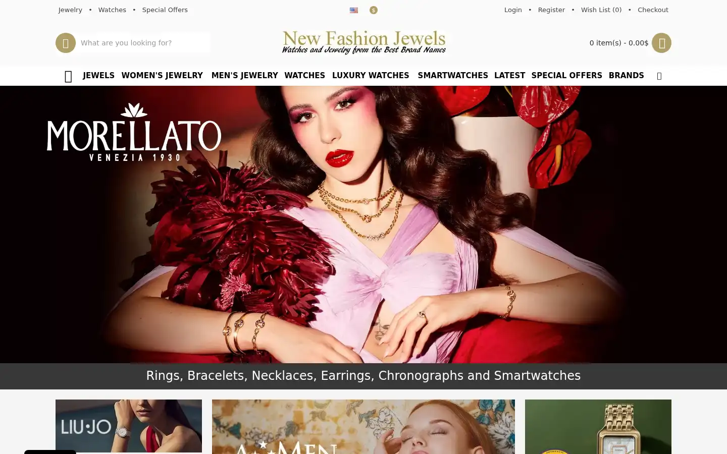 Screenshot of newfashionjewels.com