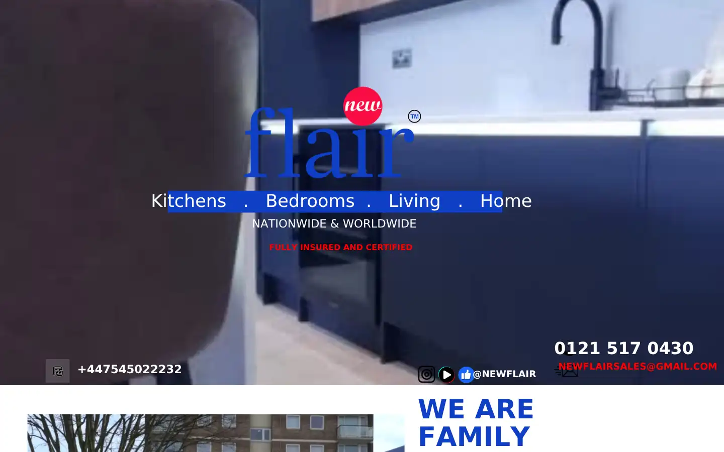 Screenshot of newflairltd.com