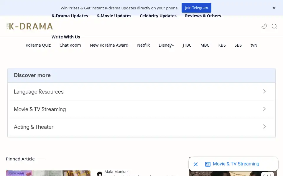Screenshot of newkdrama.com