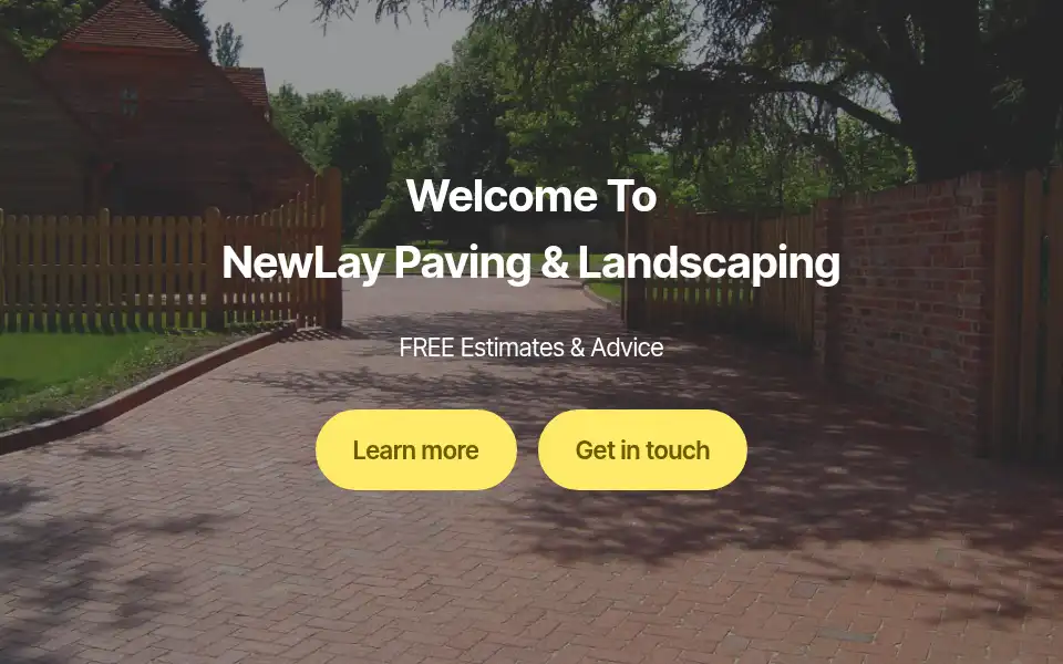 Screenshot of newlaypavingandlandscaping.co.uk