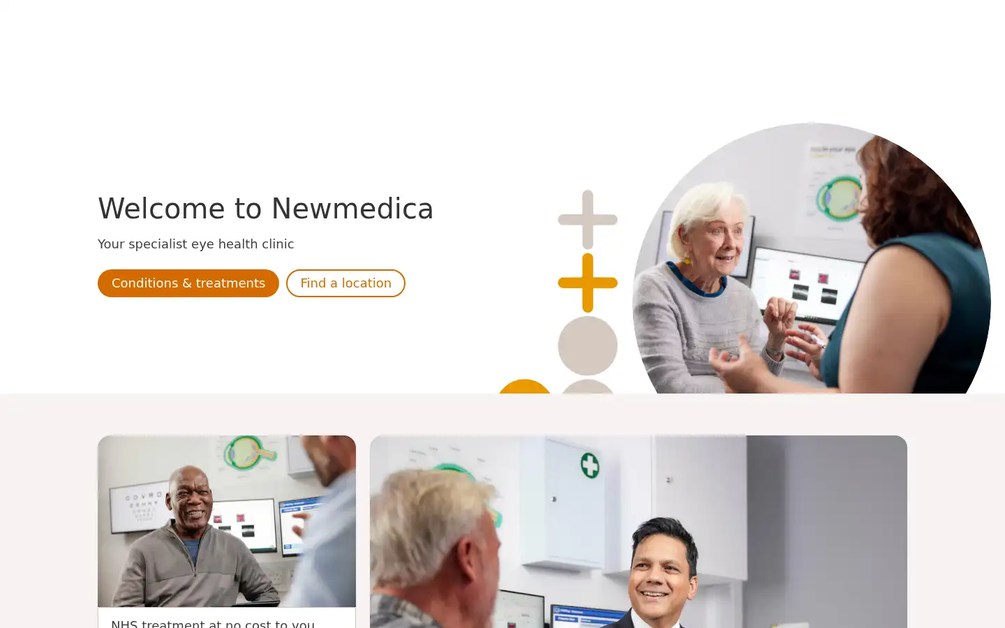 Screenshot of newmedica.co.uk