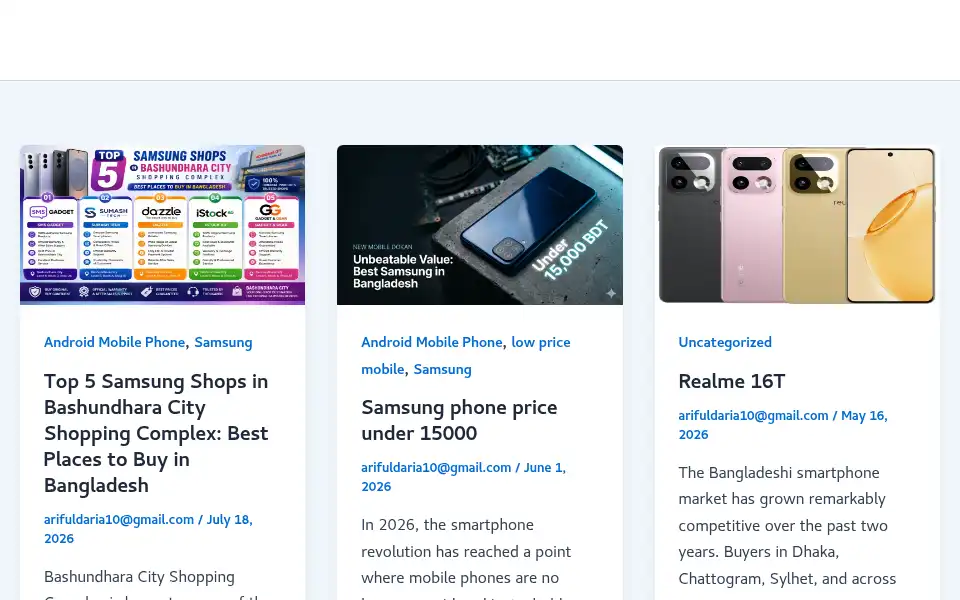 Screenshot of newmobiledokan.com