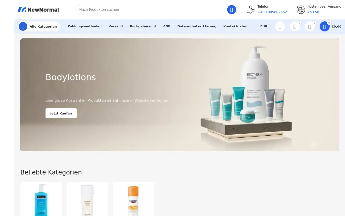 Screenshot of newnormal.eco