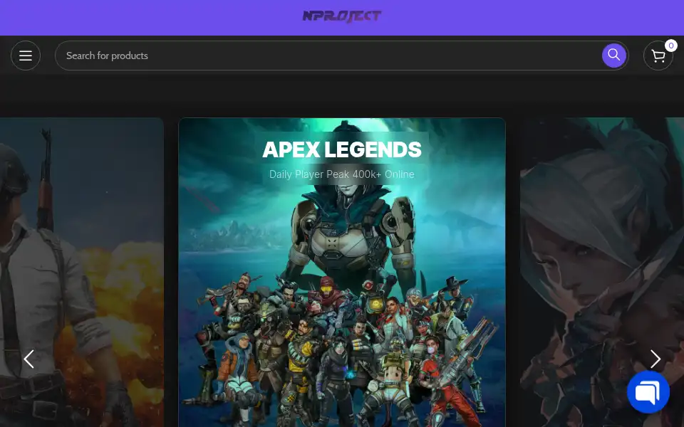 Screenshot of newprojectjp.com