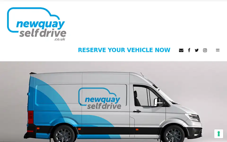 Screenshot of newquayselfdrive.co.uk