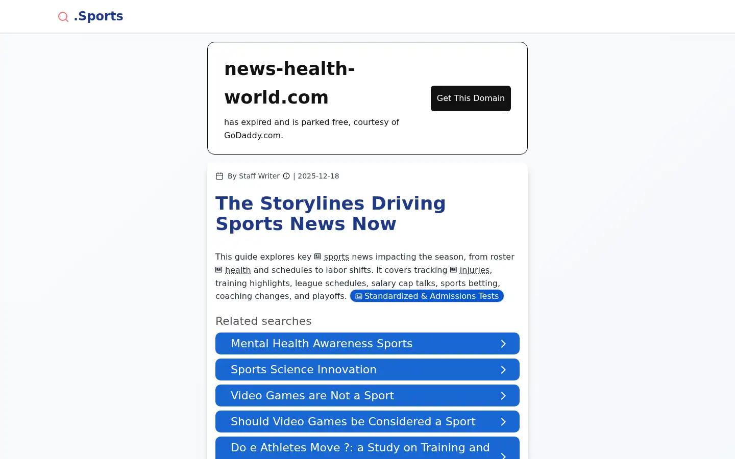 Screenshot of news-health-world.com
