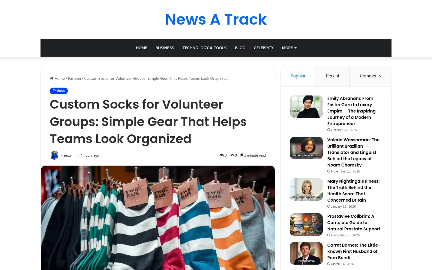 Screenshot of newsatrack.co.uk