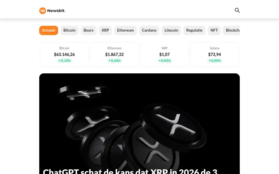 Screenshot of newsbit.nl