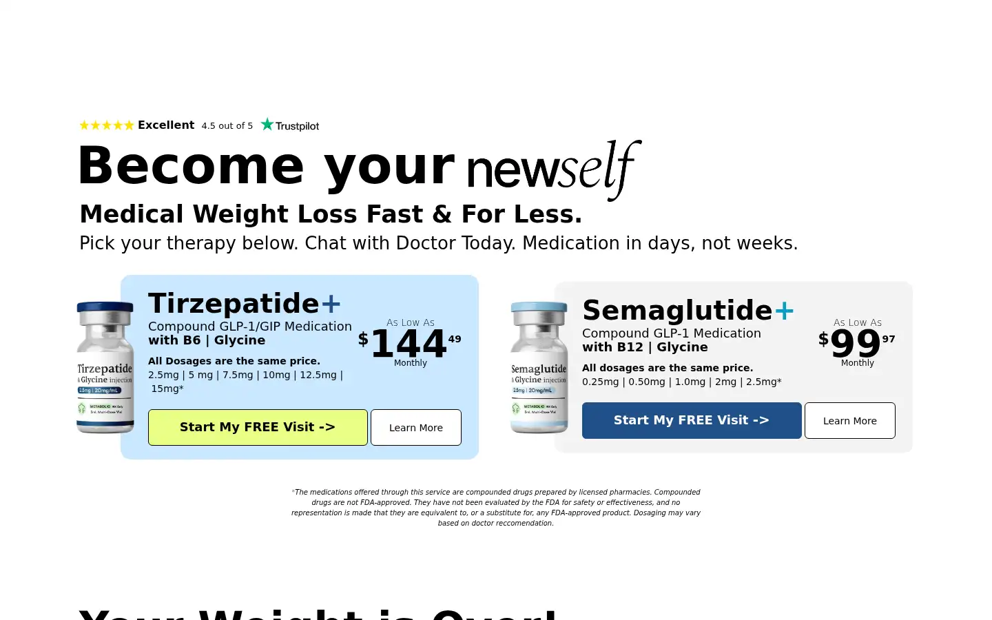 Screenshot of newself.com