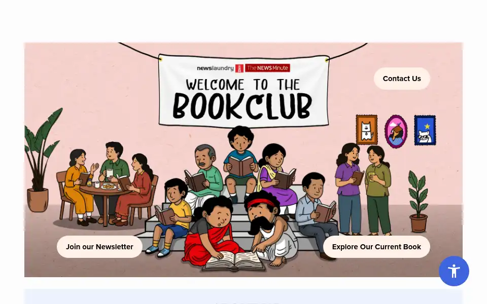 Screenshot of newslaundry.com
