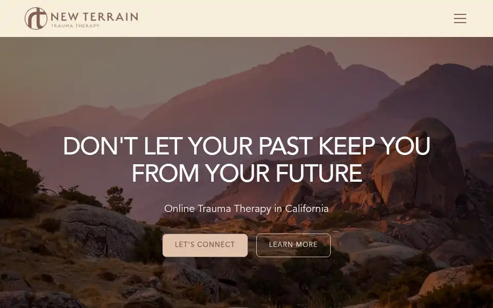 Screenshot of newterraintherapyca.com
