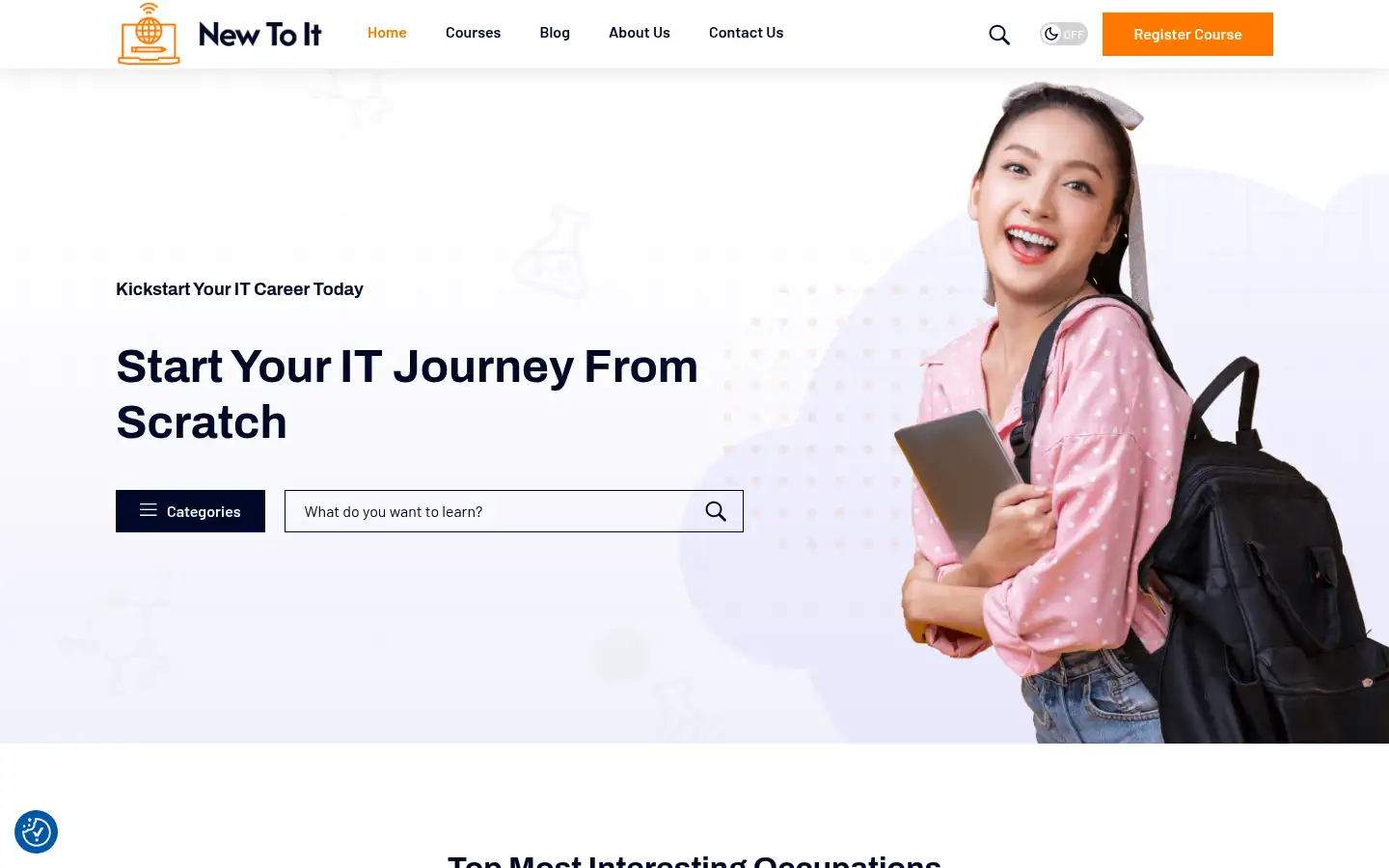 Screenshot of newtoit.ca