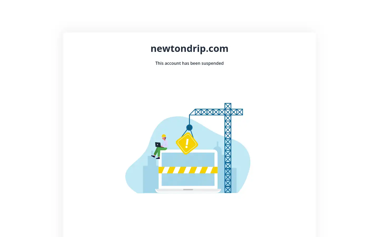 Screenshot of newtondrip.com