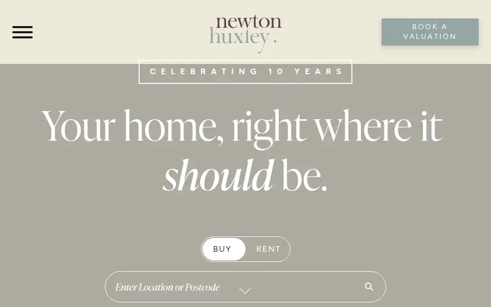 Screenshot of newtonhuxley.co.uk