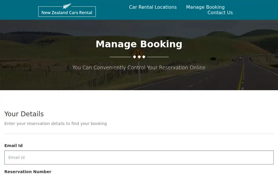 Screenshot of newzealandcarsrental.com