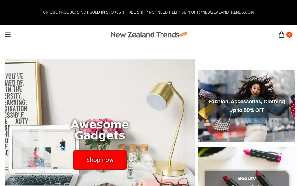 Screenshot of newzealandtrends.com