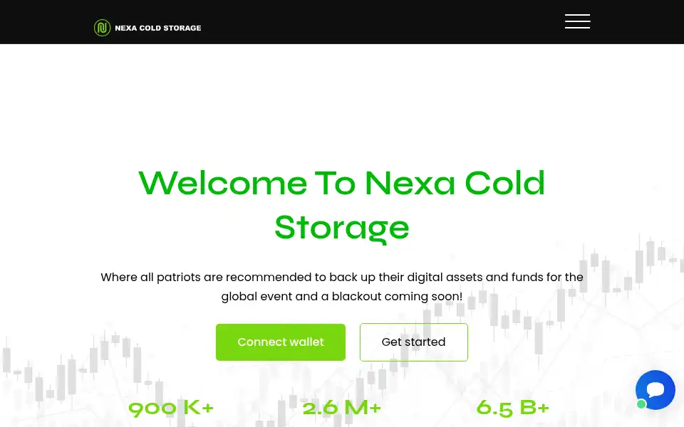 Screenshot of nexa-cold-storage.com