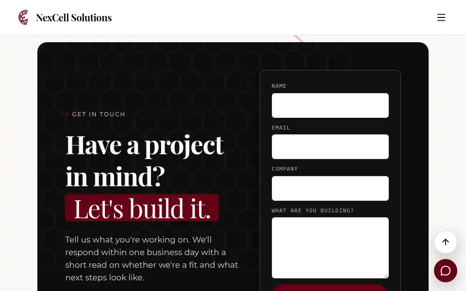 Screenshot of nexcellsolutions.com