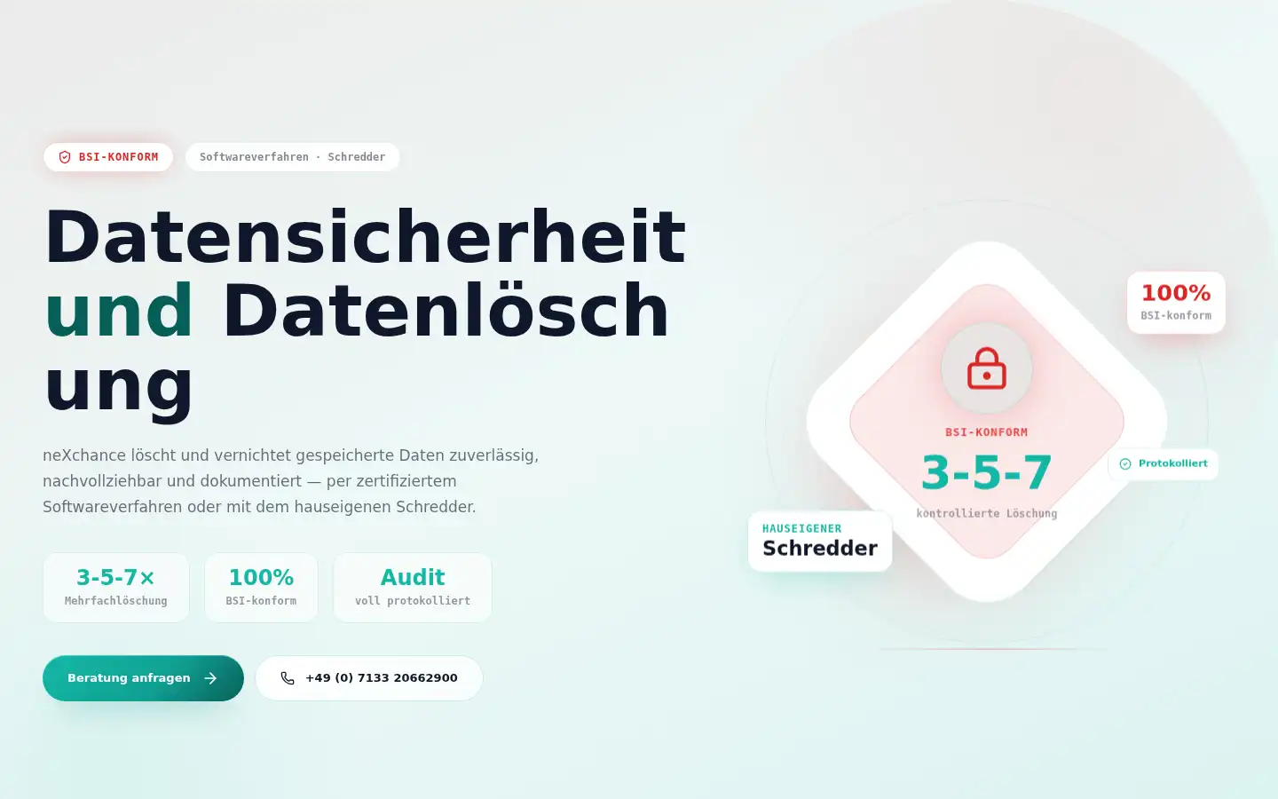 Screenshot of nexchance.de