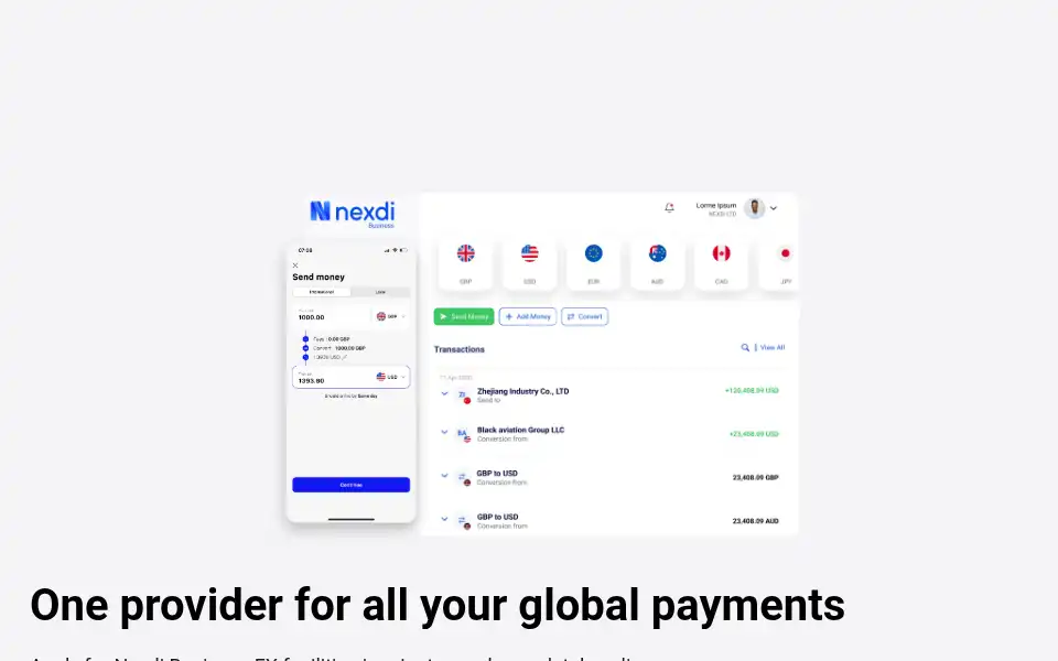 Screenshot of nexdi.com