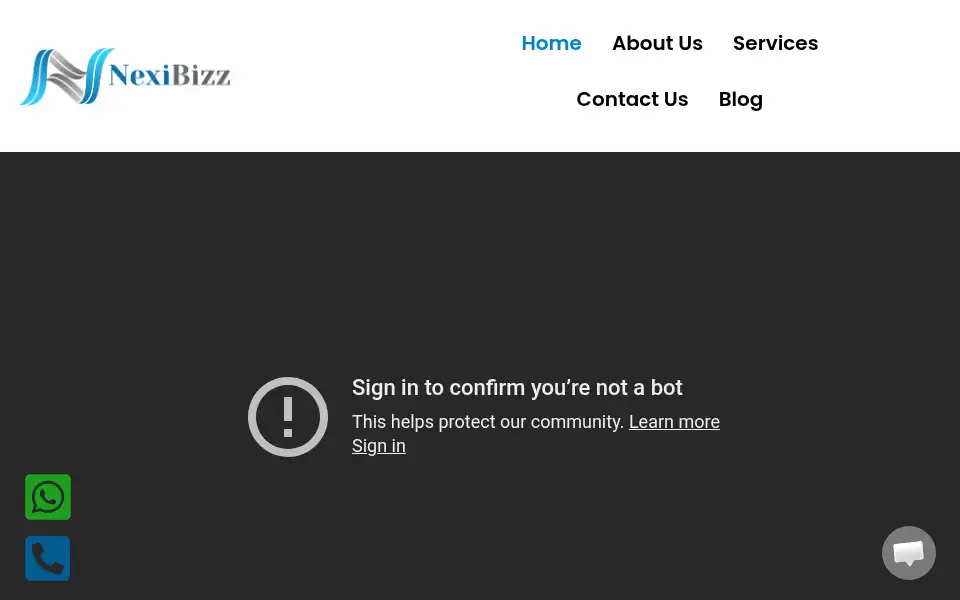 Screenshot of nexibizz.com