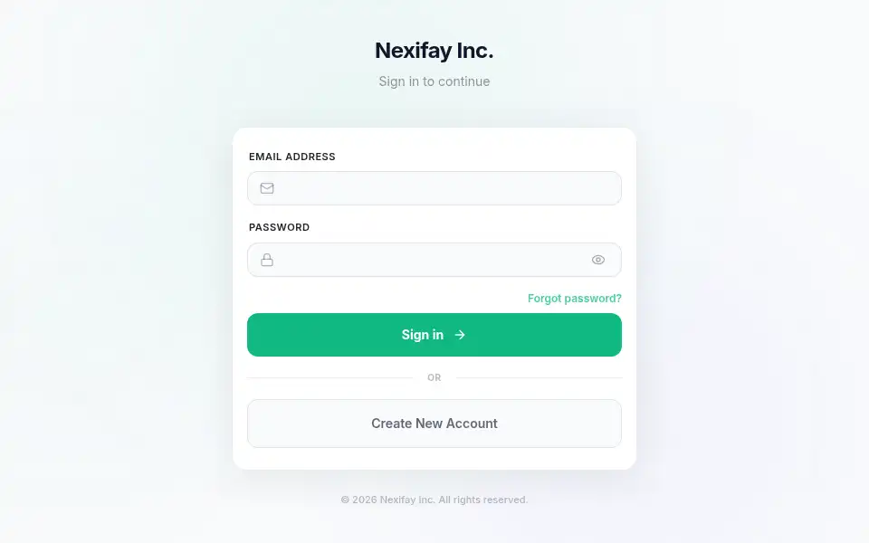 Screenshot of nexifay.com