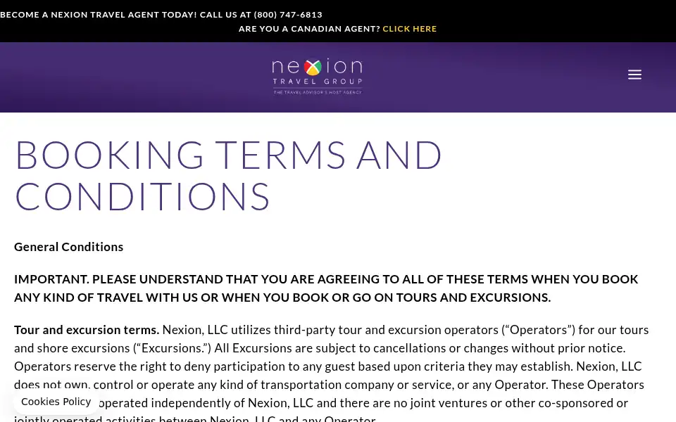 Screenshot of nexion.com