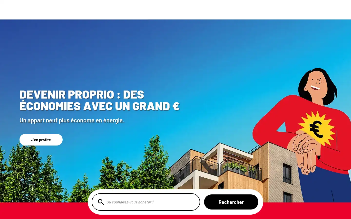 Screenshot of nexity.fr