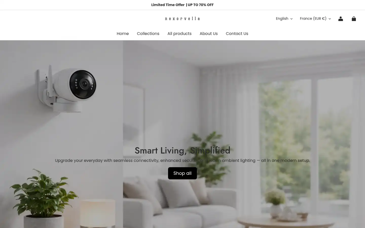 Screenshot of nexorvella.com
