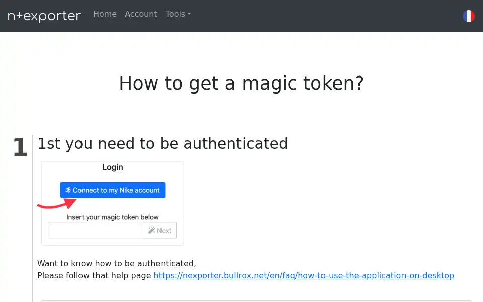 Screenshot of nexporter.bullrox.net