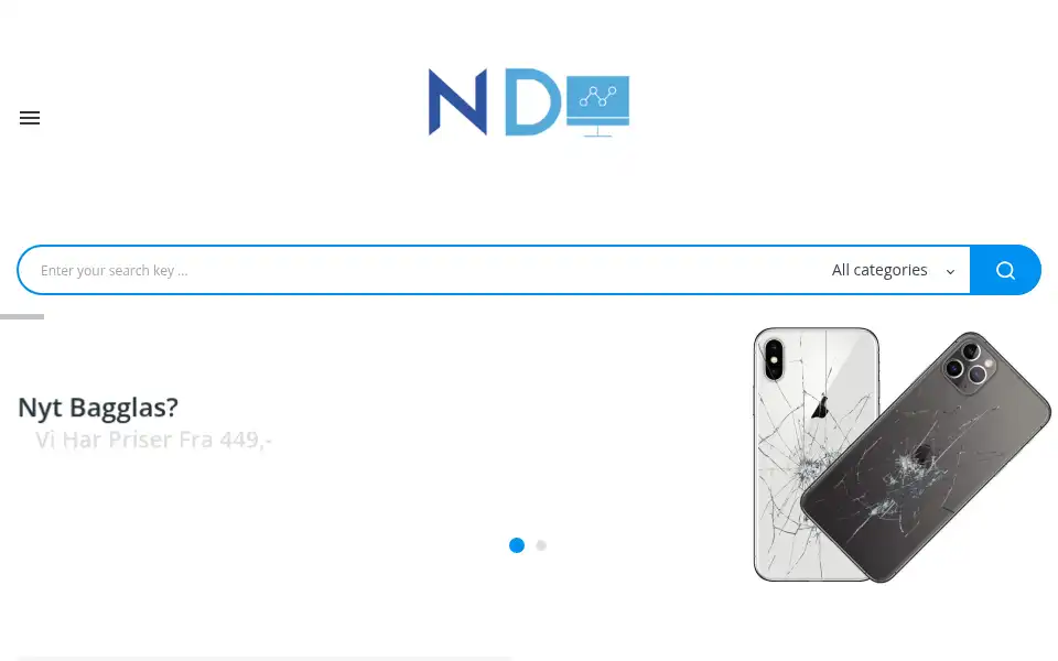 Screenshot of next-data.dk