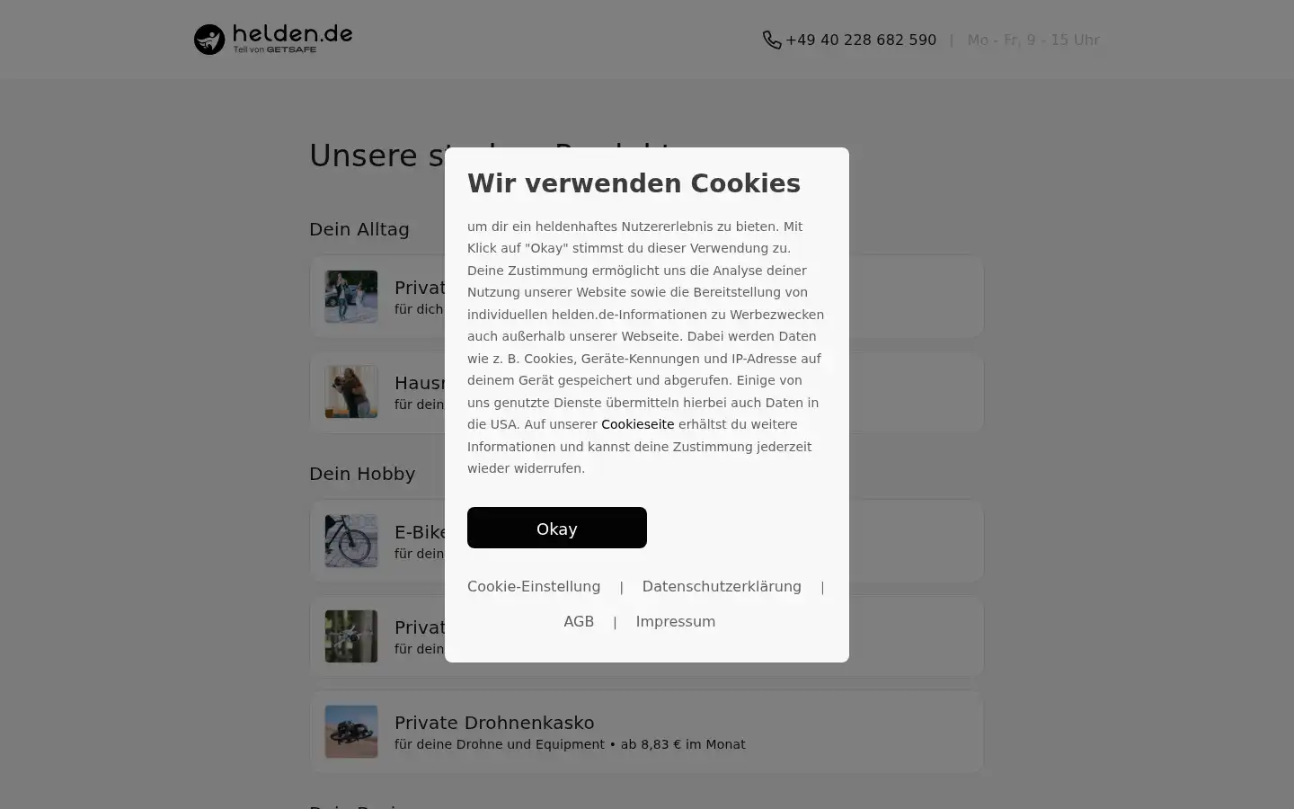 Screenshot of next.helden.de