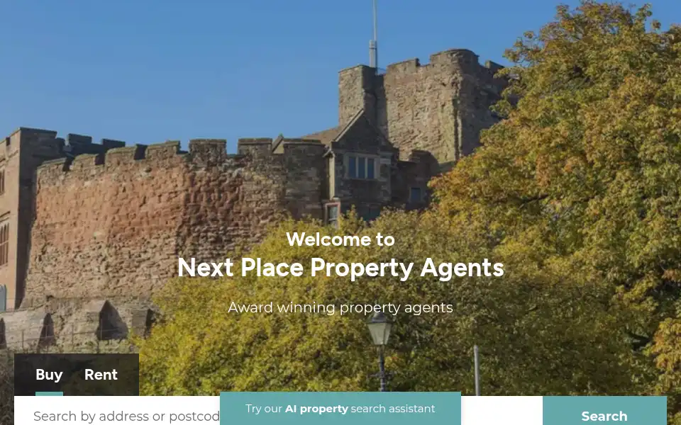 Screenshot of next-place.co.uk