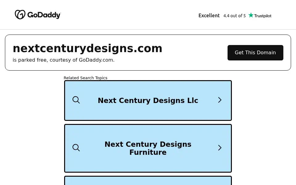 Screenshot of nextcenturydesigns.com